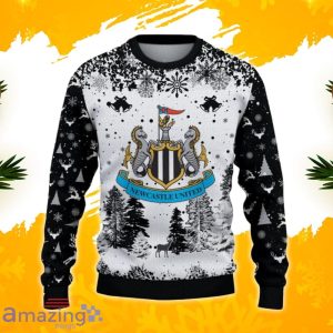 Newcastle United F.C Ugly Christmas Sweater, Xmas Gift Ideas 2023 For Fans Product Photo 2