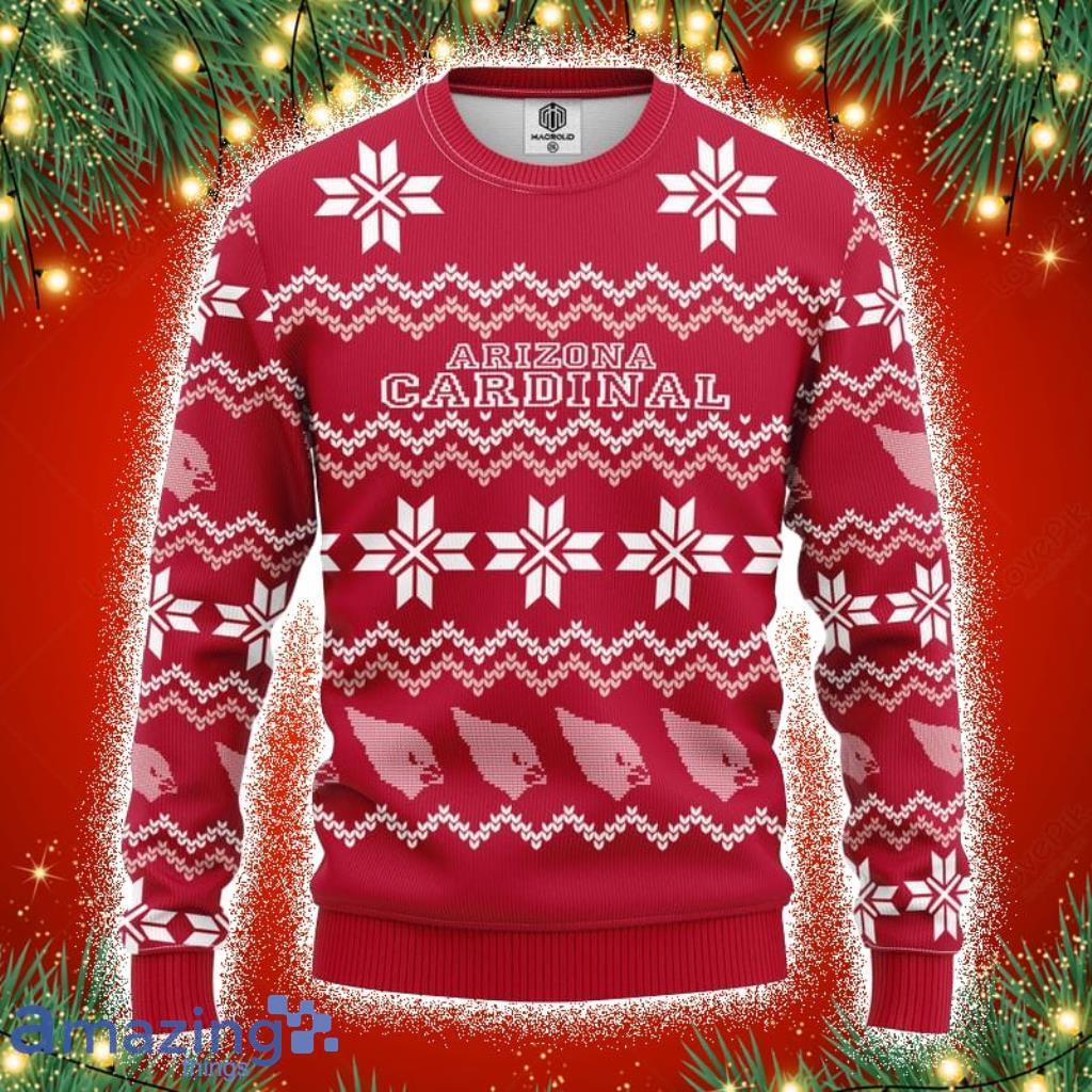 NFL Arizona Cardinals Sport Ugly Christmas Sweater 3D image NFL Arizona Cardinals Sport Ugly Christmas Sweater 3D Product Photo 1