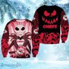 NFL Kansas City Chiefs Jack Skellington Halloween Limited Edition Christmas Ugly Sweater Sweatshirt Gift For Big Fans V1