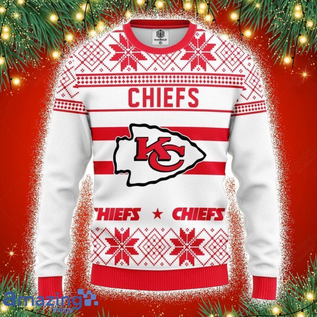 NFL Kansas City Chiefs v6 Sport Ugly Christmas Sweater 3D image NFL Kansas City Chiefs v6 Sport Ugly Christmas Sweater 3D Product Photo 1