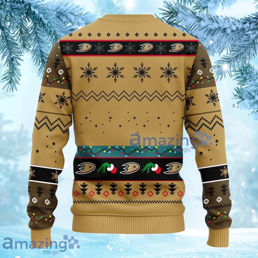 NHL Anaheim Ducks Grinch Christmas Ugly Sweater Gift For Fans Christmas image NHL Anaheim Ducks Grinch Christmas Ugly Sweater Gift For Fans Christmas Product Photo 1