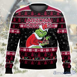 NHL Arizona Coyotes Grinch Ugly Christmas Sweater Limited Edition Gift For Men & Women Product Photo 1