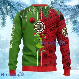 NHL Boston Bruins Grinch & Scooby Doo Christmas Ugly Sweater Gift For Fans Christmas image NHL Boston Bruins Grinch & Scooby Doo Christmas Ugly Sweater Gift For Fans Christmas Product Photo 2