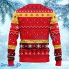 NHL Calgary Flames Dabbing Santa Claus Christmas Ugly Sweater Gift For Fans Christmas