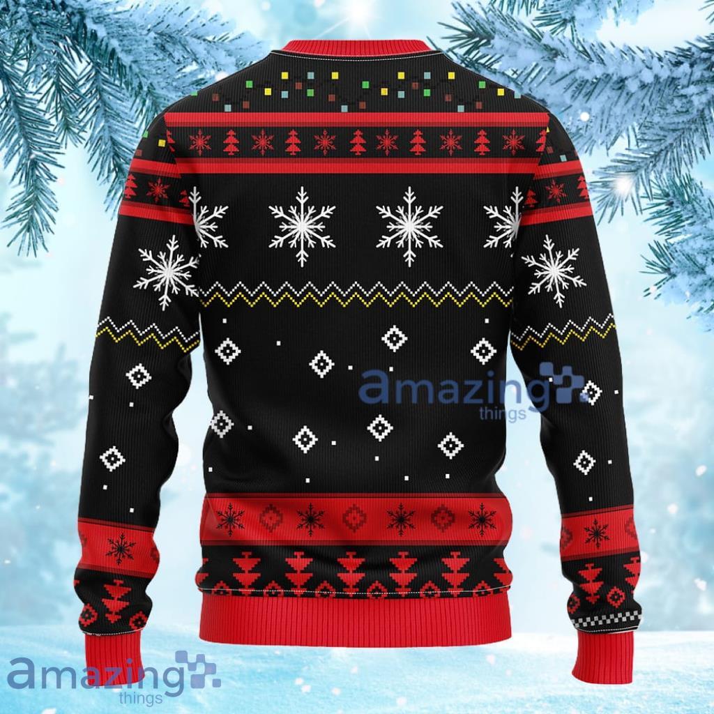 NHL Calgary Flames Funny Grinch Christmas Ugly Sweater Gift For Fans Christmas image NHL Calgary Flames Funny Grinch Christmas Ugly Sweater Gift For Fans Christmas Product Photo 2