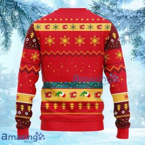 NHL Calgary Flames Grinch Christmas Ugly Sweater Gift For Fans Christmas Product Photo 1
