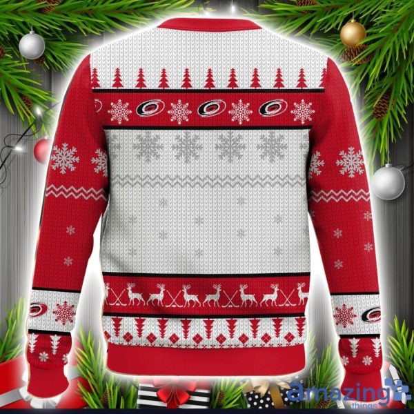 NHL Carolina Hurricanes 3D Ugly Christmas Sweater Men And Women Christmas Gift Product Photo 2