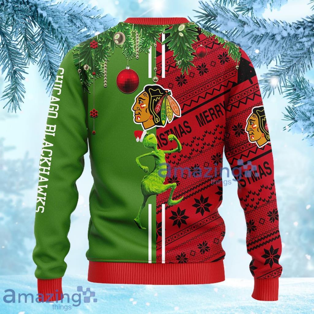 Blackhawks ugly clearance sweater