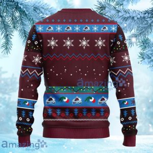 NHL Colorado Avalanche 12 Grinch Xmas Day Christmas Ugly Sweater Gift For Fans Christmas Product Photo 1