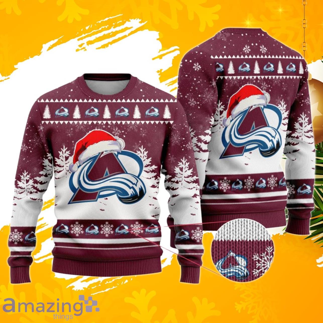 Colorado avalanche ugly sales christmas sweater