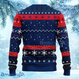 NHL Columbus Blue Jackets Dabbing Santa Claus Christmas Ugly Sweater Gift For Fans Christmas Product Photo 3
