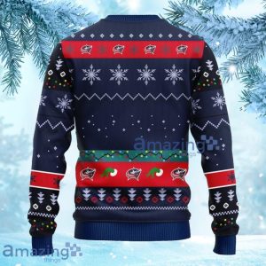 NHL Columbus Blue Jackets Grinch Christmas Ugly Sweater Gift For Fans Christmas image NHL Columbus Blue Jackets Grinch Christmas Ugly Sweater Gift For Fans Christmas Product Photo 3