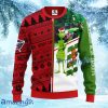 NHL Columbus Blue Jackets Grinch & Scooby Doo Christmas Ugly Sweater Gift For Fans Christmas