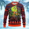 NHL Edmonton Oilers Grinch Hug Christmas Ugly Sweater Gift For Fans Christmas