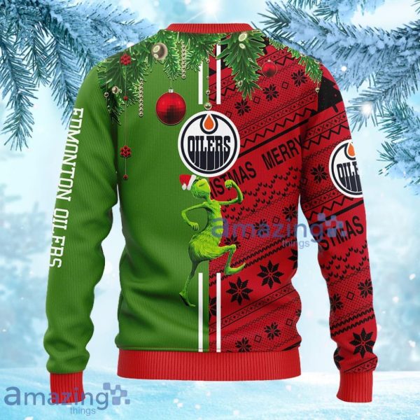 Oilers clearance christmas sweater