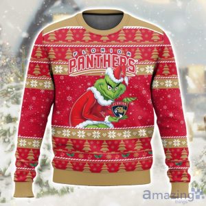 NHL Florida Panthers Grinch Ugly Christmas Sweater Limited Edition Gift For Men & Women Product Photo 1