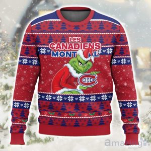 NHL Montreal Canadiens Grinch Ugly Christmas Sweater Limited Edition Gift For Men & Women Product Photo 1