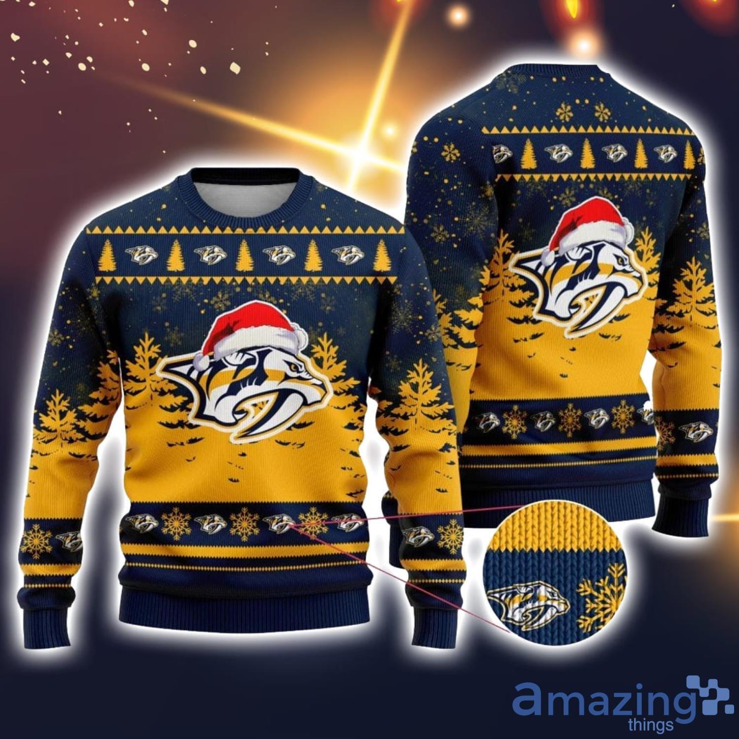 nashville predators christmas sweater