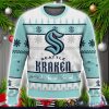 NHL Seattle Kraken 3D Ugly Christmas Sweater Men And Women Christmas Gift