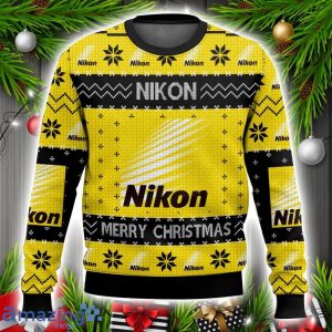 Nikon Camera Brands Ugly Christmas Sweater Cute Christmas Gift Product Photo 1