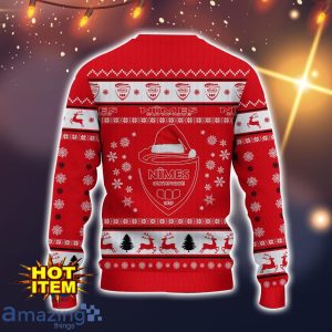 Nimes Olympique 3D Ugly Christmas Sweater For Men And Women Sport Fans image Nimes Olympique 3D Ugly Christmas Sweater For Men And Women Sport Fans Product Photo 3
