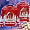 Nimes Olympique Logo Wearing Santa Hat Ugly Christmas Sweater Christmas Gift 3D Sweater