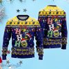 Notre Dame Fighting Irish Ho Ho Ho Santa’s Reindeer Ugly Christmas Sweater Xmas Gift For Fans Custom Name