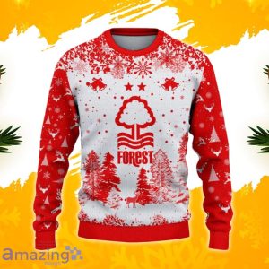 Nottingham Forest F.C Ugly Christmas Sweater, Xmas Gift Ideas 2023 For Fans Product Photo 2