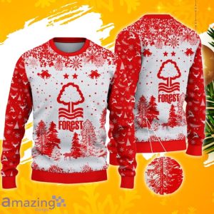 Nottingham Forest F.C Ugly Christmas Sweater, Xmas Gift Ideas 2023 For Fans Product Photo 1