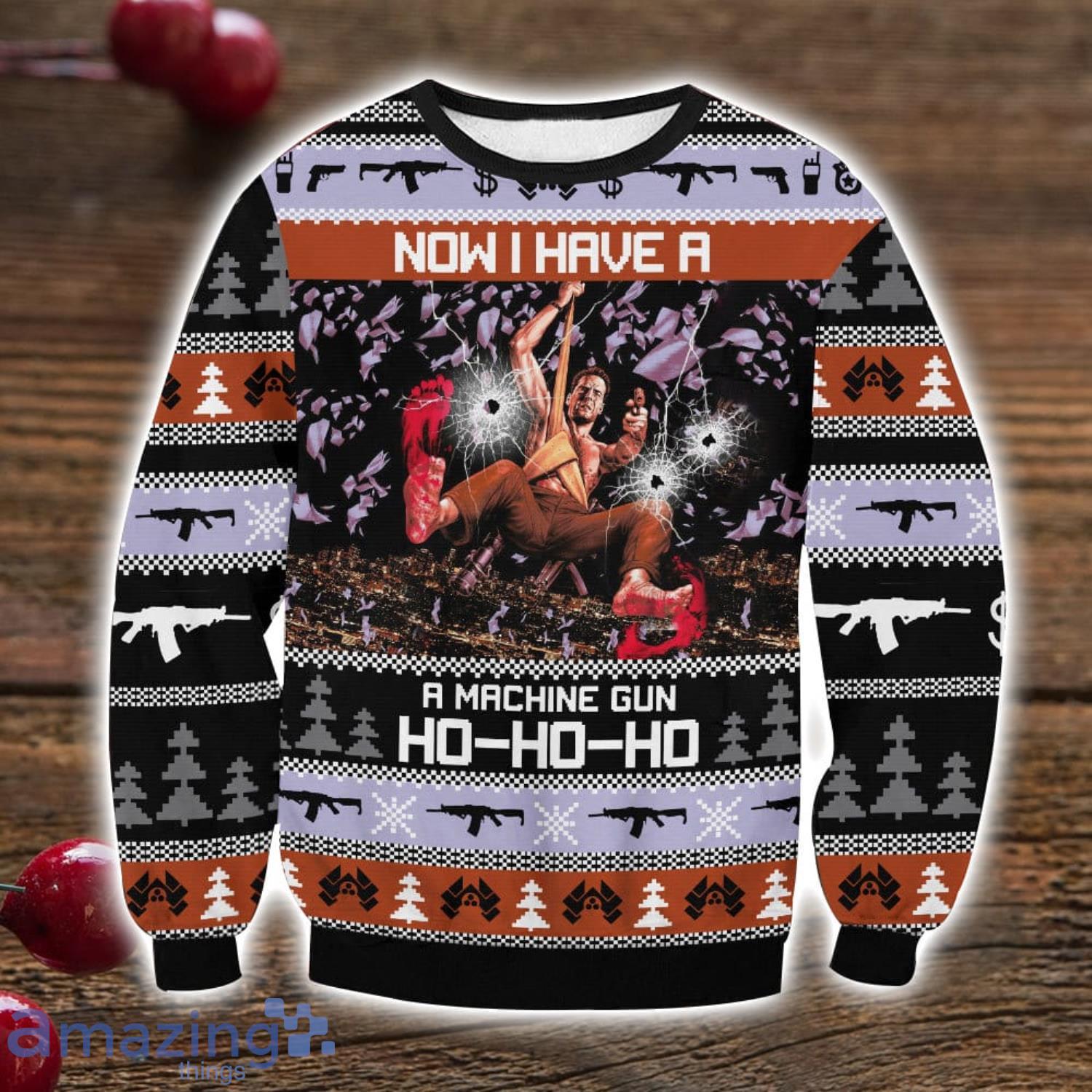 Now i have a machine 2024 gun ho ho ho sweater