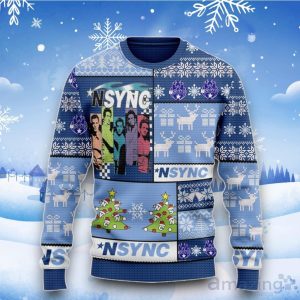 NSYNC Christmas Time Ugly Sweater image NSYNC Christmas Time Ugly Sweater Product Photo 2