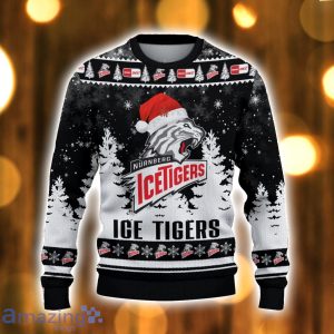 Nurnberg Ice Tigers 3D Ugly Christmas Sweater Christmas Gift image Nurnberg Ice Tigers 3D Ugly Christmas Sweater Christmas Gift Product Photo 2