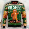 Oh Snap Gingerbread Ugly Christmas Sweater For Men & Women Product Photo 1