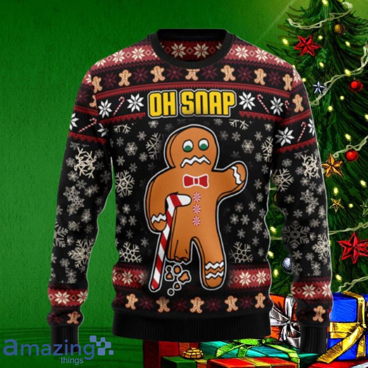 Gingerbread ugly christmas on sale sweater