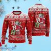 Ohio State Buckeyes Ho Ho Ho Santa’s Reindeer Ugly Christmas Sweater Xmas Gift For Fans Custom Name