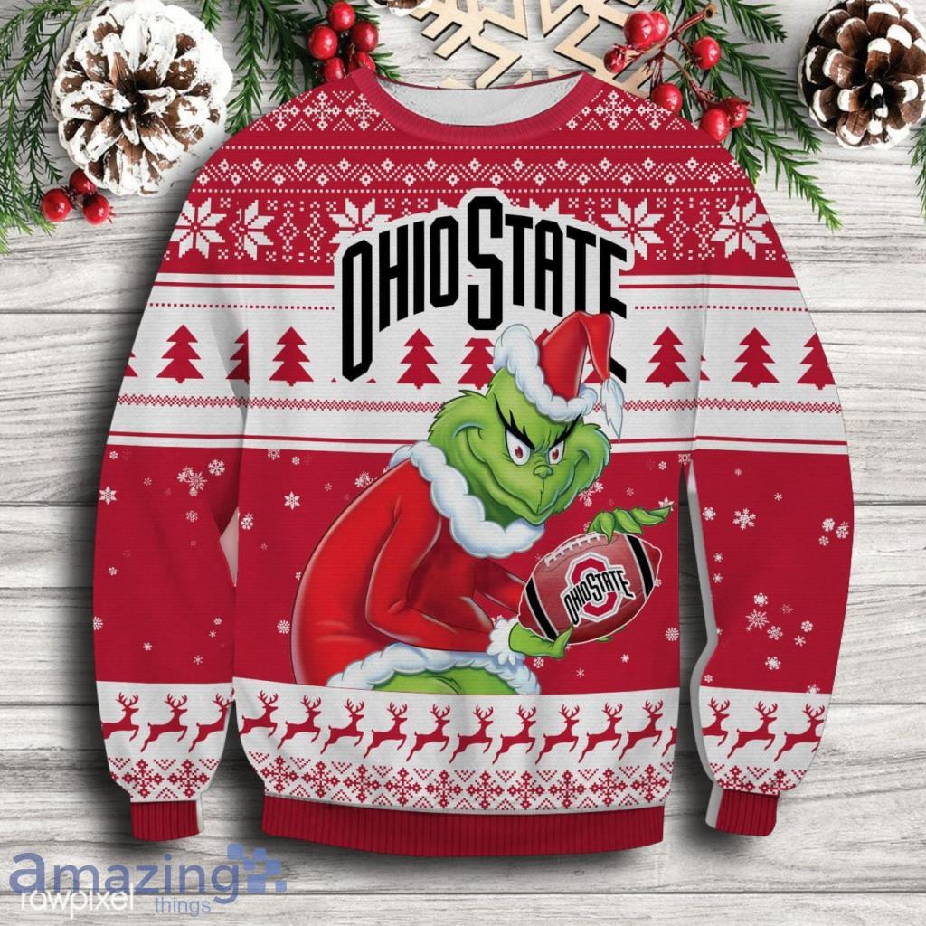 Ohio State Grinch Christmas Ugly Sweater Gift For Men And Women Product Photo 1