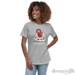 Oklahoma Sooners Logo Gnomies Shirt Christmas Gift - Women's Relaxed Short Sleeve Jersey Tee