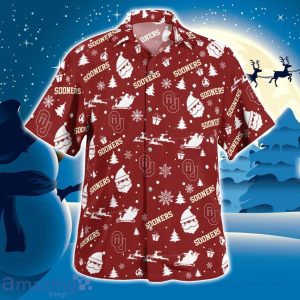 Oklahoma Sooners Santa Claus Christmas Pattern Cute Christmas Gift Hawaiian Shirt image Oklahoma Sooners Santa Claus Christmas Pattern Cute Christmas Gift Hawaiian Shirt Product Photo 3
