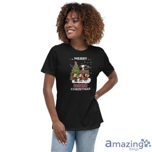 Oklahoma Sooners Snoopy Family Christmas Shirt Christmas Gift Ideas image Oklahoma Sooners Snoopy Family Christmas Shirt Christmas Gift Ideas - Women's Relaxed Short Sleeve Jersey Tee
