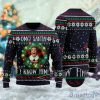 OMG Santa I Know Him Quotes 3D All Over Printed Ugly Christmas Sweater Xmas Men And Women Christmas Gift