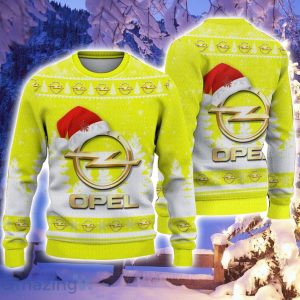 Opel Santa Hat Pattern Ugly Christmas Sweater For Men And Women Product Photo 1