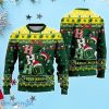 Oregon Ducks Ho Ho Ho Santa’s Reindeer Ugly Christmas Sweater Xmas Gift For Fans Custom Name