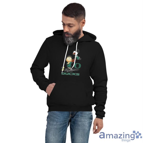 Oregon Ducks The Peanuts T-Shirt For Fans Christmas Gift Ideas - Unisex Fleece Pullover Hoodie