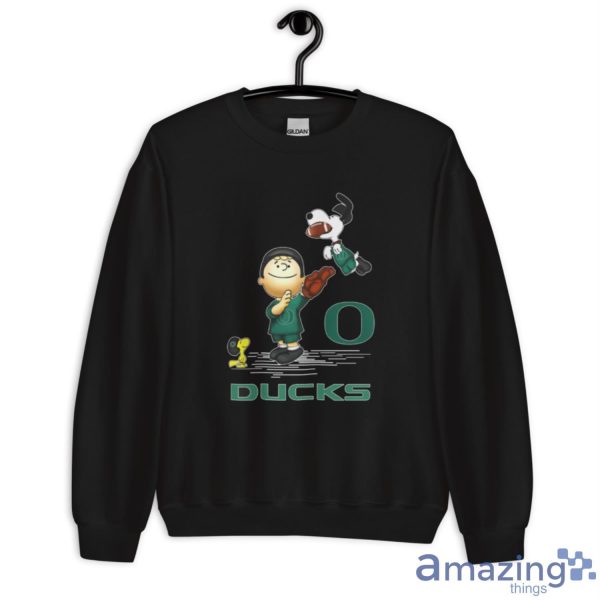 Oregon Ducks The Peanuts T-Shirt For Fans Christmas Gift Ideas - Unisex Heavy Blend Crewneck Sweatshirt