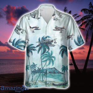 OS2U Kingfisher Veteran US Aircraft Tropical Hawaiian Shirt Aloha Summer Gift For Men And Women Product Photo 1