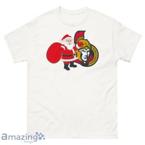 Ottawa Senators Santa Claus Logo Christmas T Shirt Product Photo 2