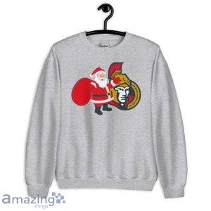 Ottawa Senators Santa Claus Logo Christmas T Shirt Product Photo 4