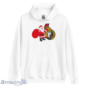 Ottawa Senators Santa Claus Logo Christmas T Shirt Product Photo 5