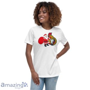 Ottawa Senators Santa Claus Logo Christmas T Shirt Product Photo 8