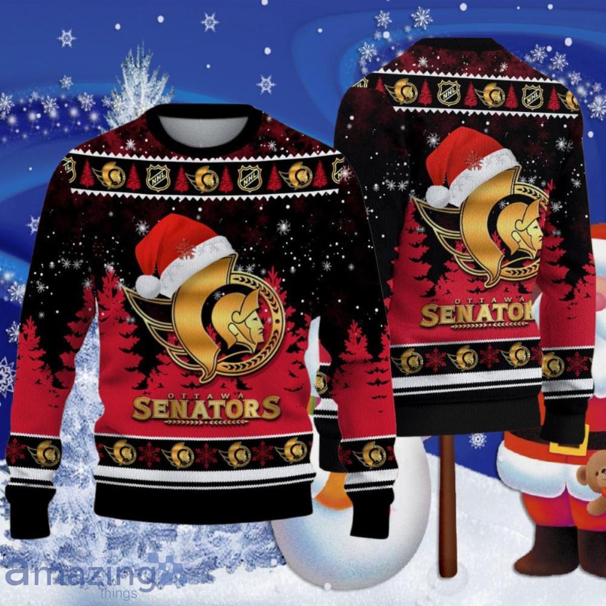 Ottawa senators clearance christmas sweater